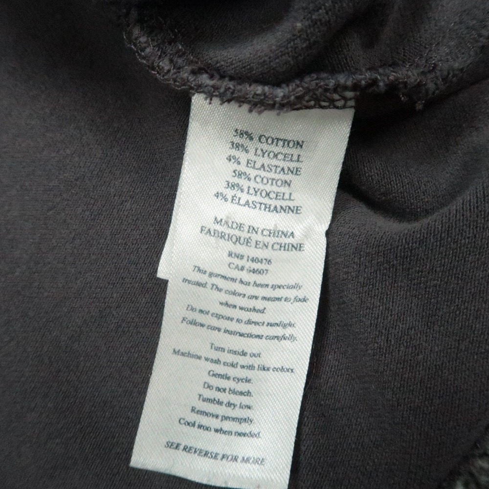 Faherty Shirt Mens Extra Large Washed Black Pique Polo Golf Lightweight Tencel - Picture 5 of 10